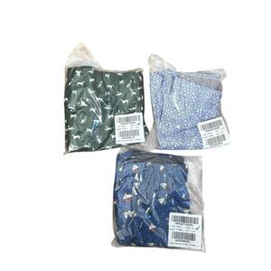 NWT J CREW Printed cotton boxer 3 pack